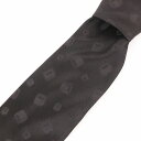 【中古】コムデギャルソンオムドゥ COMME des GARCONS HOMME DEUX ネクタイ 絹 シルク 総柄 黒 ブラック /UD ■GY04 メンズ...