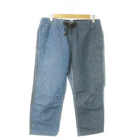 楽天ブランド古着の買取販売ベクトル【中古】ワイルドシングス WILDTHINGS クライミングパンツ クロップド 切替 バイカラー 麻 リネン混 M 紺 ネイビー /AO23 ■GY12 メンズ 【ベクトル 古着】 250605