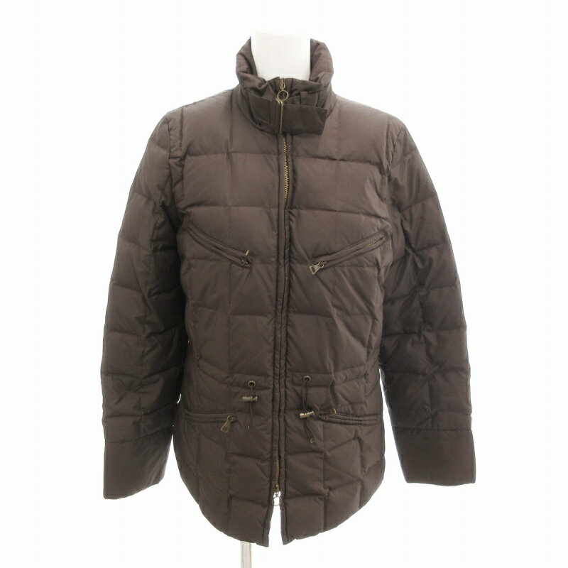 【中古】マックス&コー MAX&CO. ダウンコート ジャケット ショート丈 40 茶 ブラウン /HO ■GY09 レディース 【ベクトル 古着】 250601