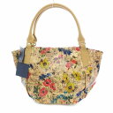 【中古】ラシット RUSSET トートバッグ ボタニカル コルクプリント 花柄 ベージュ /UO ■GY18 レディース 【ベクトル 古着】 250528(4)
