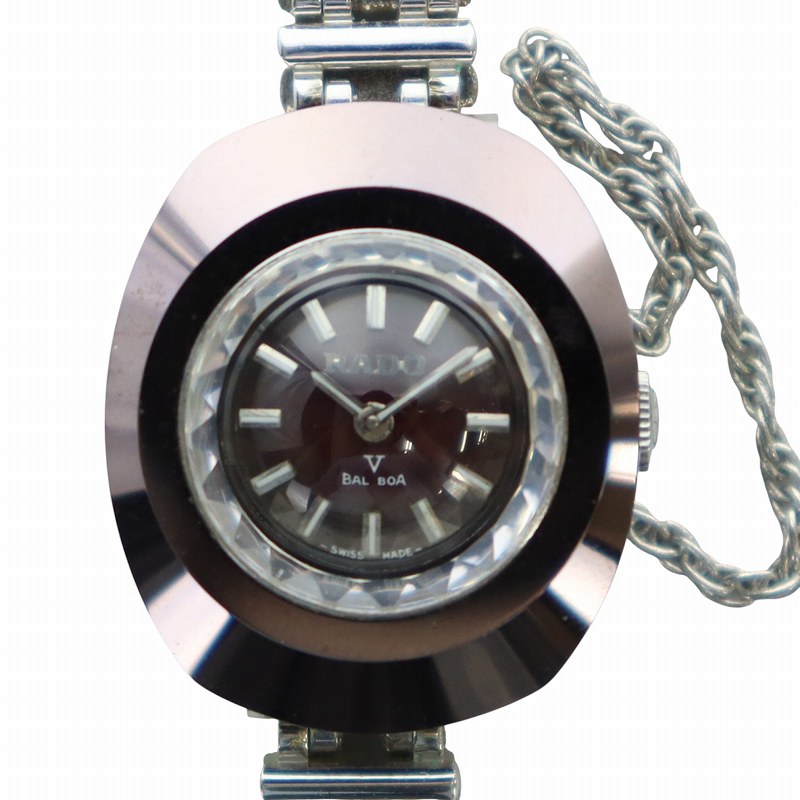 【稼働品レア】RADO レディース腕時計 手巻き ブラック文字盤 シルバーカラー 楽天市場】シルバー(ブランドラドー)(レディース腕時計