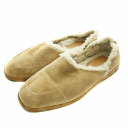 【中古】マルタンマルジェラ 22 Martin Margiela 22 ボアスリッポン ムートン スエード ラウンドトゥ 43 28cm 茶色 ブラウン /XZ...