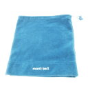 【中古】モンベル Montbell フリースネックウォーマー 裏起毛 ロゴ刺繍 ドロスト 防寒 アウトドア F 緑 グリーン /CK3 メンズ レディース 【ベ...