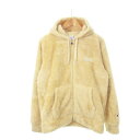 【中古】チャンピオン CHAMPION シェルパフリース ジップフーデッドジャケット パーカー ロゴ スポーツ XL ベージュ C3-L615 /AH8 ■GY18 メンズ 【ベクトル 古着】 250626