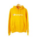 【中古】チャンピオン CHAMPION プルパーカー スウェット フーディ 長袖 プリント ロゴ XL オレンジ /CK10 ■GY18 メンズ 【ベクトル 古着】 250626