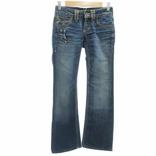 【中古】ジャニス JANIS デニムパンツ ジーンズ ダメージ加工 24 インディゴブルー /UD レディース 【ベクトル 古着】 250628 【中古】ジャニス JANIS デニムパンツ ジーンズ ダメージ加工 24 インディゴブルー /UD レディース 【ベクトル 古着】 250628