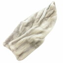 【中古】ノーブランド ティペット マフラー ショール サファイアミンクファー グレー /GV レディース 【ベクトル 古着】 250703