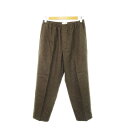 【中古】セラードアー Cellar Door イージーパンツ テーパードパンツ ウエストゴム アンクル センタープレス 46 M 茶 ブラウン /MN22 ■GY03 メンズ 【ベクトル 古着】 250702