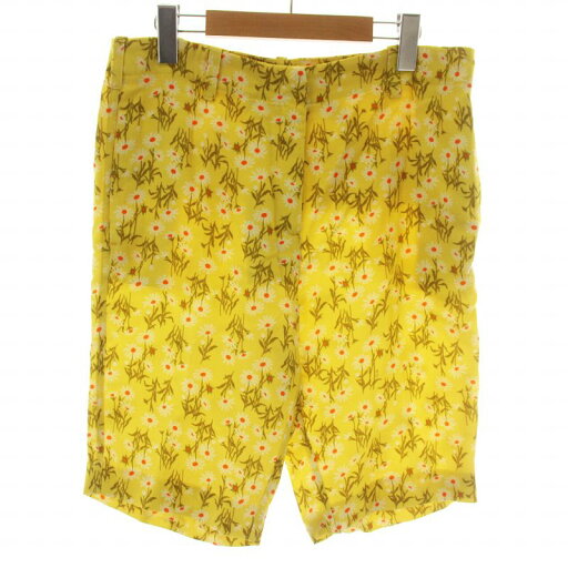 【中古】未使用品 ヌメロヴェントゥーノ N°21 ショートパンツ ハーフパンツ 花柄 総柄 ジップフライ 40 M 黄色 イエロー /XZ ■GY43 レディース 【ベクトル 古着】 250627 【中古】未使用品 ヌメロヴェントゥーノ N°21 ショートパンツ ハーフパンツ 花柄 総柄 ジップフライ 40 M 黄色 イエロー /XZ ■GY43 レディース 【ベクトル 古着】 250627
