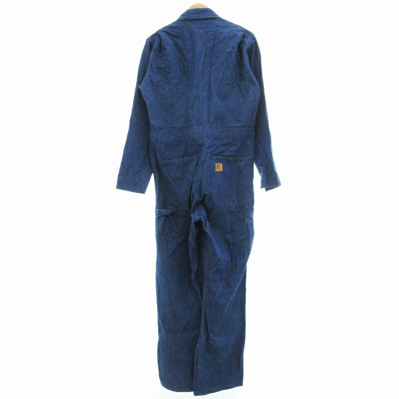 【中古】ビッグベン BIG BEN ヴィンテージ ジャンプスーツ ツナギ オールインワン デニム 38 紺 ネイビー /OU メンズ 【ベクトル 古着】 250707