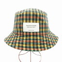 【中古】ビューティフルピープル beautiful people バケットハット 帽子 チェック柄 F 緑 グリーン /JS レディース 【ベクトル 古着】 2...