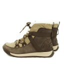 【中古】ソレル SOREL WHITNEY II FLUR WP スノーブーツ ショート レースアップ ナイロン スエード ボア 防水 ロゴ アウトドア 23....