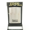 【中古】未使用品 ジッポー ZIPPO ライター 喫煙具 オイル Bayer 火花未確認 マット シルバーカラー /CK23 ■GY18 メンズ レディース 【...