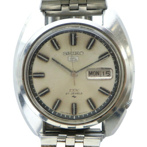 【中古】セイコー SEIKO 5 DX ファイブ デラックス 腕時計 ウォッチ 自動巻き 27石 デイデイト カレンダー付き シルバー色 5139-6000 ■GY18 /MQ メンズ 【ベクトル 古着】 250812 【中古】セイコー SEIKO 5 DX ファイブ デラックス 腕時計 ウォッチ 自動巻き 27石 デイデイト カレンダー付き シルバー色 5139-6000 ■GY18 /MQ メンズ 【ベクトル 古着】 250812