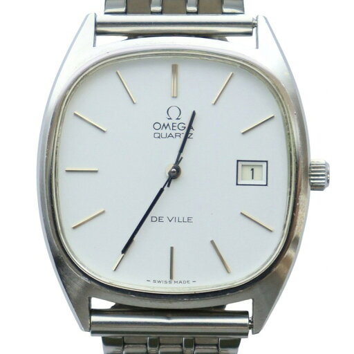 【中古】オメガ OMEGA ジャンク品 DE VILLE デビル 腕時計 ウォッチ クォーツ デイト スクエア 白文字盤 シルバー色 ■GY04 /MQ メンズ 【ベクトル 古着】 250805 【中古】オメガ OMEGA ジャンク品 DE VILLE デビル 腕時計 ウォッチ クォーツ デイト スクエア 白文字盤 シルバー色 ■GY04 /MQ メンズ 【ベクトル 古着】 250805