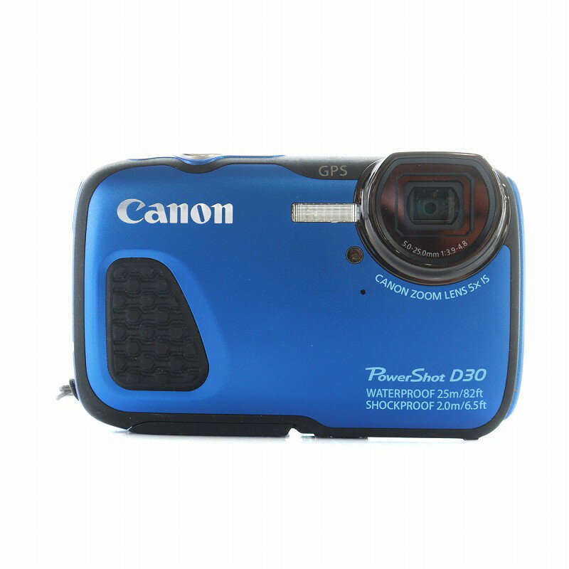 【中古】キャノン CANON Power Shot D30 デジタルカメラ コンパクト ジャンク品 ロゴ 5.0-25.0mm 1:3.9..