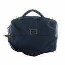 【中古】アニエスベー ボヤージュ Agnes b. VOYAGE ハンドバッグ ショルダー 2WAY ロゴ ナイロン レザー 紺 ネイビー ■GY18 /MQ レディース 【ベクトル 古着】 250730(4)