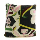 【中古】エミリオプッチ EMILIO PUCCI クッション インテリア ベロア プッチ柄 総柄 マルチカラー /XZ ■GY19 レディース 【ベクトル 古着...