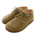 【中古】未使用品 アンダーカバー UNDERCOVER × Astorflex コーデュロイセンターシームシューズ ドレスシューズ レースアップ ロゴ M 26~26.5cm ベージュ UCZ4F01-2 /XZ ■GY12 メンズ 【ベクトル 古着】 250813