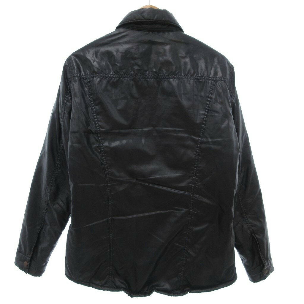 【中古】リーバイス Levi's 中綿ジャケット ブルゾン 胸ポケット L 黒 ブラック /JS ■GY12 メンズ 【ベクトル 古着】 250820