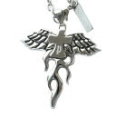 【中古】ポリス POLICE ネックレス アクセサリー ペンダント ロゴ クロス 十字架 羽 チェーン シルバー色 ■GY18 /MQ メンズ 【ベクトル 古着】 250911(4)