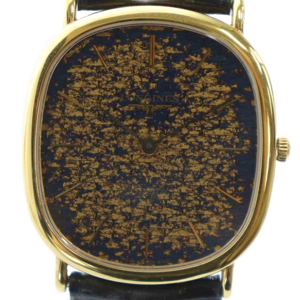 【中古】ロンジン LONGINES ジャンク品 腕時計 ウォッチ クォーツ ラウンド レザーベルト ゴールド色 ■GY18 /MQ メンズ 【ベクトル 古着】 251021