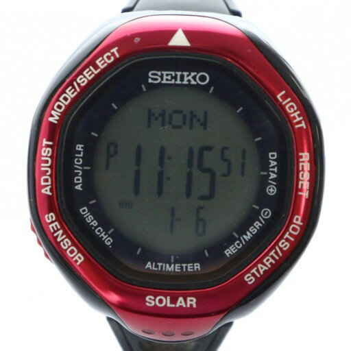【中古】セイコー SEIKO PROSPEX プロスペックス 腕時計 ウォッチ ソーラー ラウンド アルティメーター..