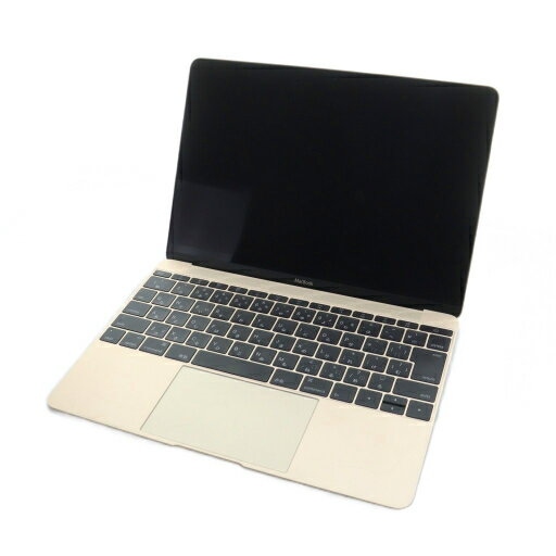 【中古】アップル Apple A1534 MacBook ノートパソコン ノートブック PC 8GB Core m5 SSD512 ロゴ 本体 動作確認済 ゴールドカラー 金色 /MQ ■GY27 その他 【ベクトル 古着】 251003