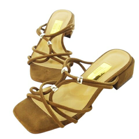 【中古】ルタロン Le Talon GRISE CROSS METAL STRING SANDALS クロスストラップサ...
