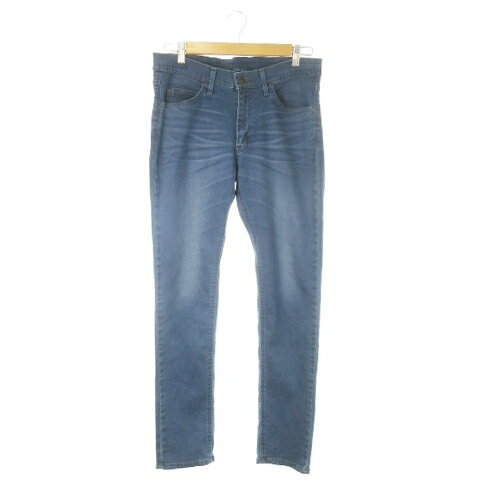 【中古】リー LEE RIDERS デニムパンツ ジーンズ スキニー ストレッチ M 紺 ネイビー /AO11 ■GY99 メンズ 【ベクトル 古着】 251029