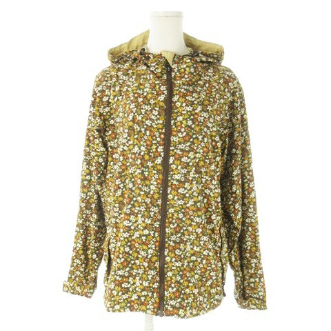 【中古】コロンビア Columbia OMNI-SHIELD ヘイゼン ジャケット パーカー ジップアップ 花柄 総柄 アウ..