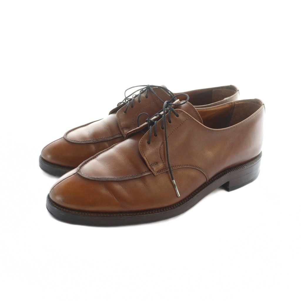 【中古】ロイド フットウェア Lloyd Footwear ビジネスシューズ レザーシューズ 靴 ロゴ レザー 6 茶 ..