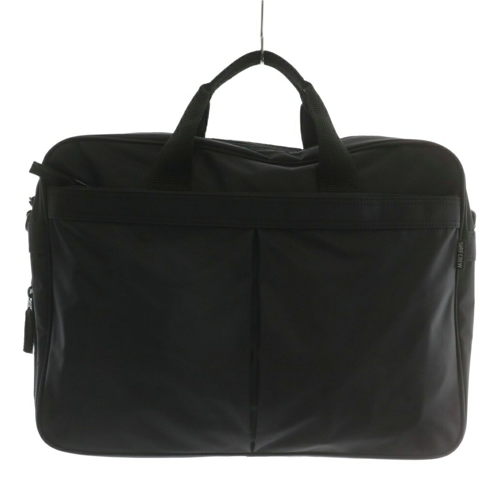 【中古】エース ACE ビジネスバッグ ブリーフケース ショルダー 2WAY ナイロン ロゴ 黒 ブラック /XZ ■..