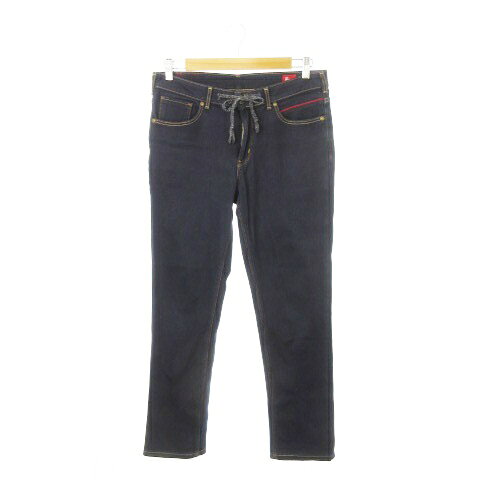 【中古】エドウィン EDWIN JERSEYS ジャージーズ デニムパンツ テーパード ジップフライ ストレッチ M 紺 ネイビー /MN23 ■GY99 メンズ 【ベクトル 古着】 251126