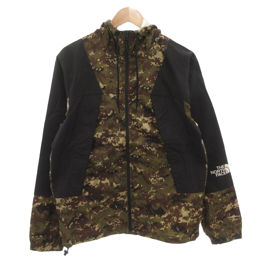 ザノースフェイス ホワイトレーベル THE NORTH FACE WHITE LABEL PERIL WIND JACKET マウンテンパーカー ジャケット M カーキ 茶 ブラウン カモフラージュ柄 切り替え /FF メンズ  260119