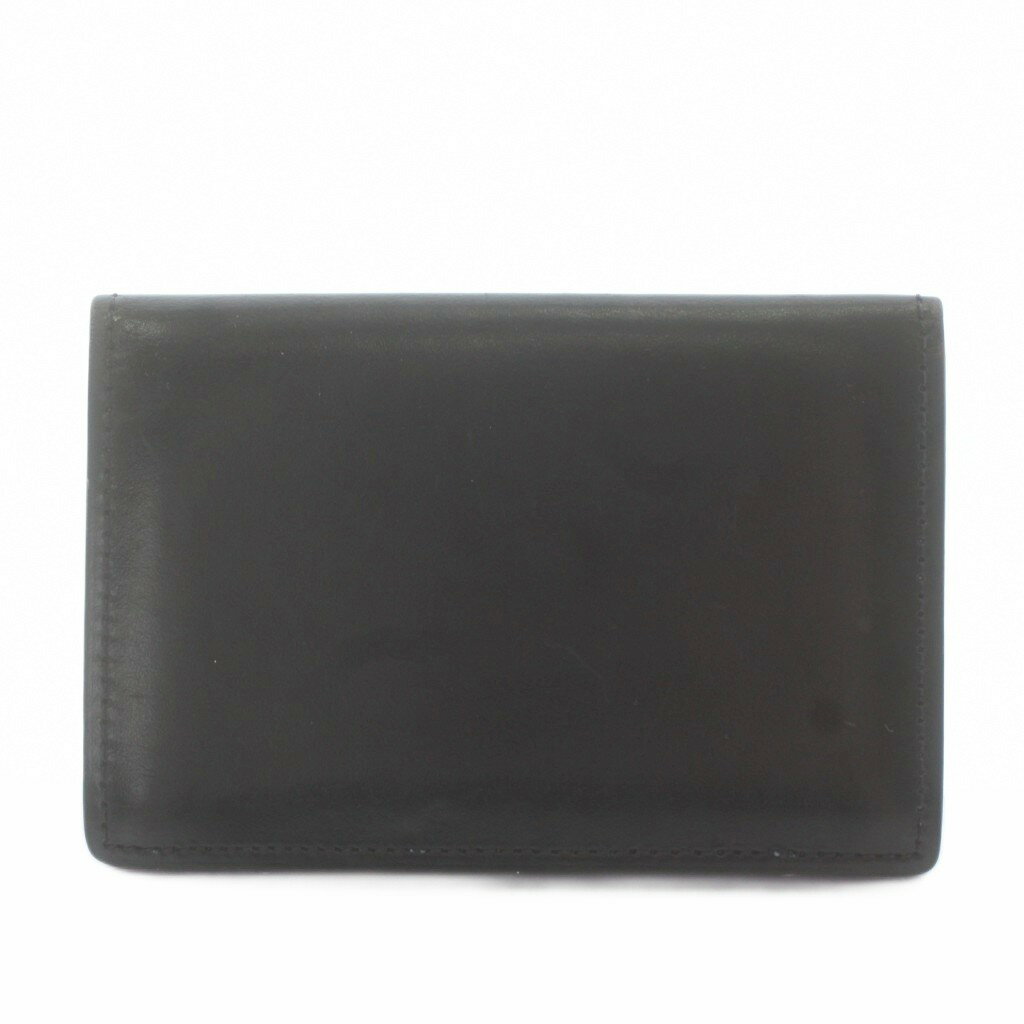 【中古】ココマイスター COCOMEISTER カードケース 名刺入れ 二つ折り レザー 無地 茶色 ブラウン /XZ ■GY17 メンズ 【ベクトル 古着】 260124