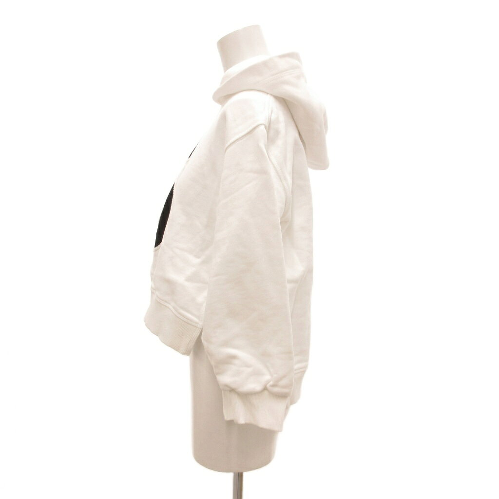 【中古】エムエムシックス メゾンマルジェラ MM6 Maison Margiela 24SS フーディー スウェットパーカー カレンダータグ ブランドロゴ 10 白 ホワイト M60530 /JS ■GY44 キッズ 【ベクトル 古着】 260212 3