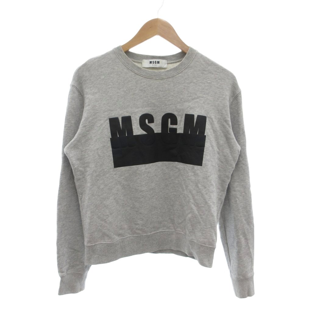 楽天市場】msgm ボックス ロゴ（スウェット・トレーナー｜トップス