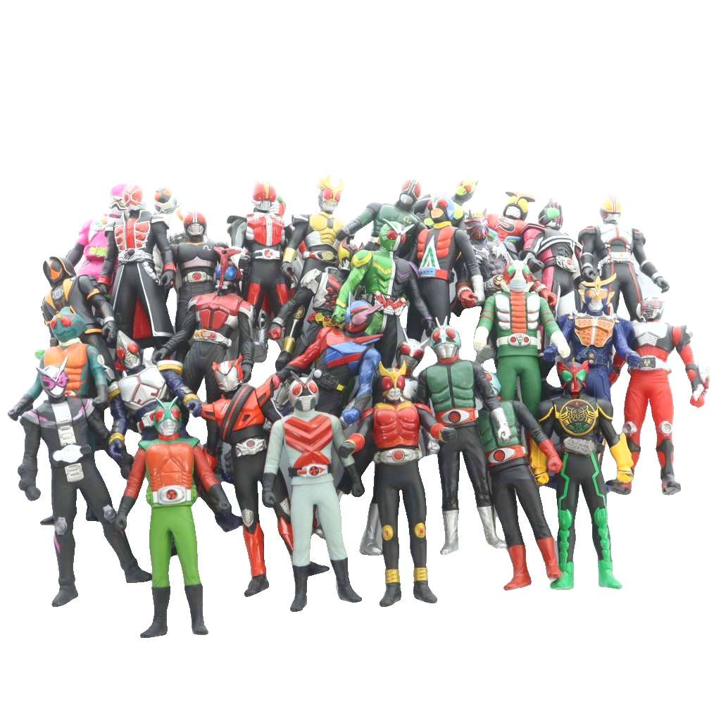 【中古】BANDAI バンダイ 仮面ライダー ライダーヒーローシリーズ RHS ソフビ人形 フィギュア まとめ 33体 ホビー おもちゃ /MW ■GY18 その他 【ベクトル 古着】 260218 2