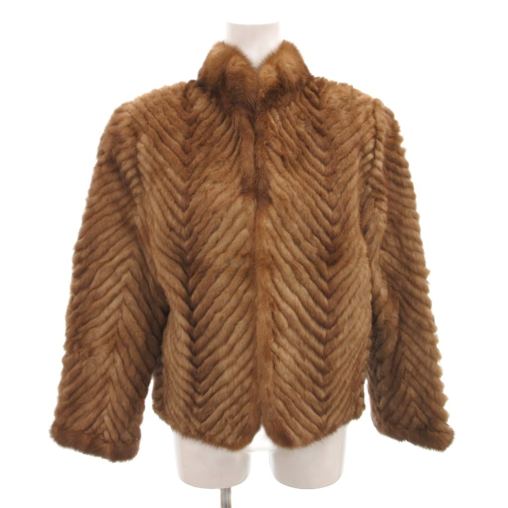 1円 4. ブロンズ ファー Bronze fur 毛皮 コート リアルファー 【星見 