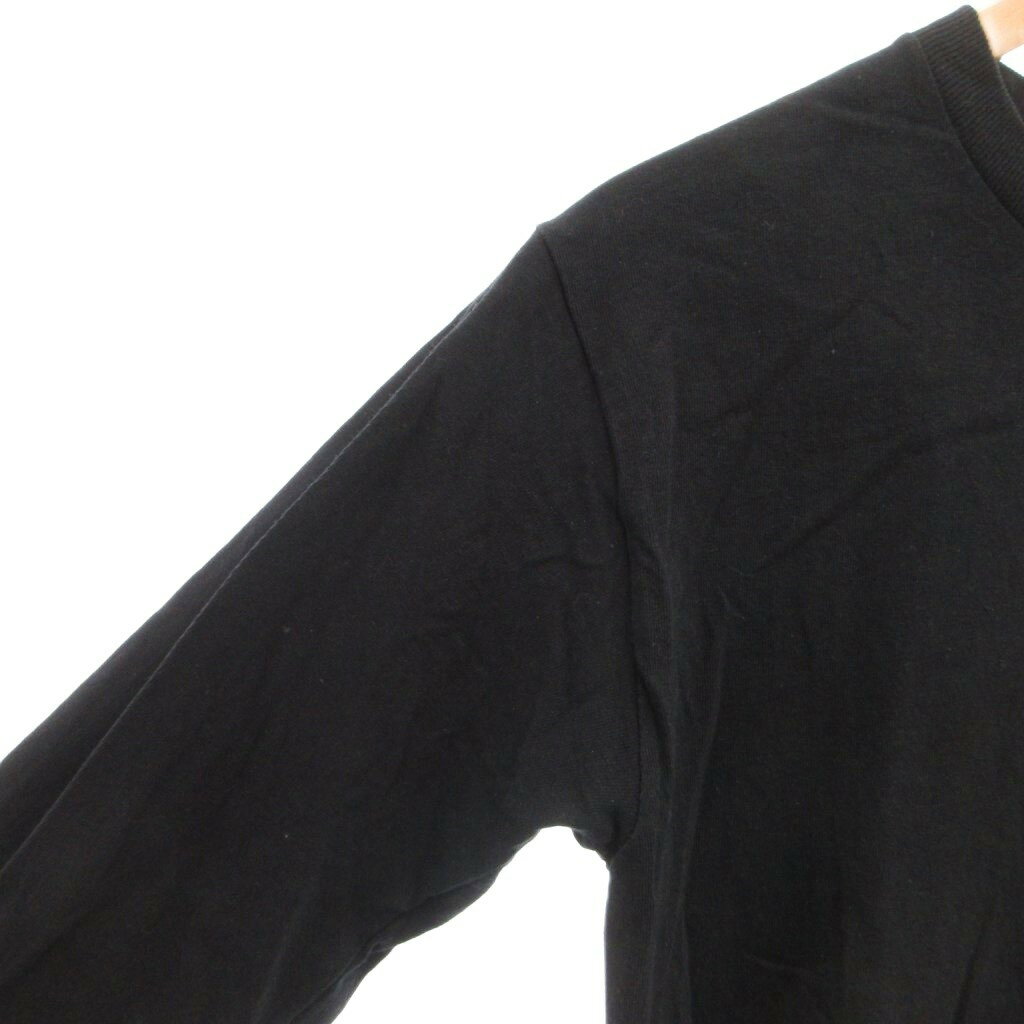 【中古】GARAGE SUPPLY PORKCHOP Tシャツ ロンT 長袖 プリント バイカラー S 黒 ブラック /FF ■GY12 メンズ 【ベクトル 古着】 260322 3