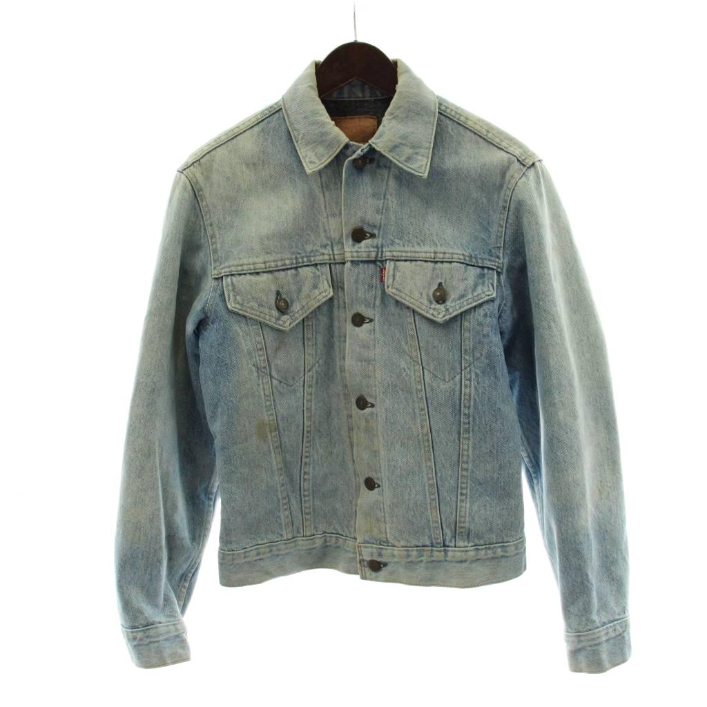 【中古】リーバイス Levi's デニムジャケット ジージャン 36 インディゴ ブルー 長袖 裏地ボア 70505-0317 /PP ■GY12 メンズ 【ベクトル 古着】 260226