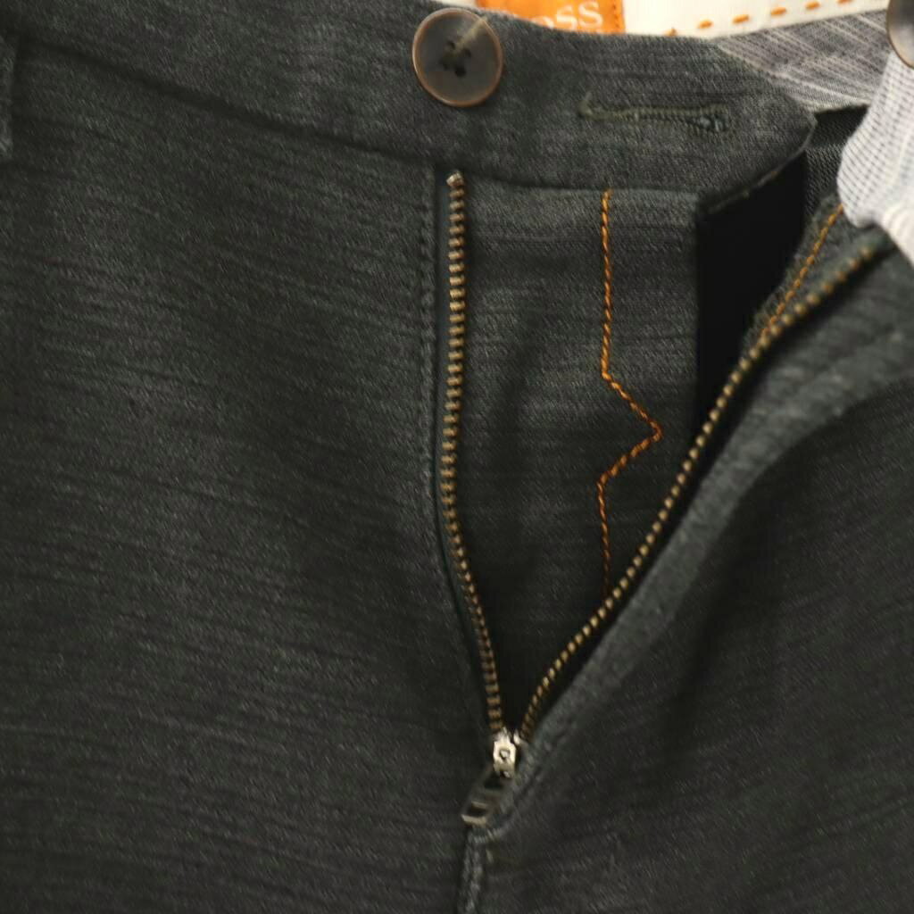【中古】ヒューゴボス HUGO BOSS テーパードパンツ スラックス 48 チャコールグレー /ES ■GY01 メンズ 【ベクトル 古着】 260310