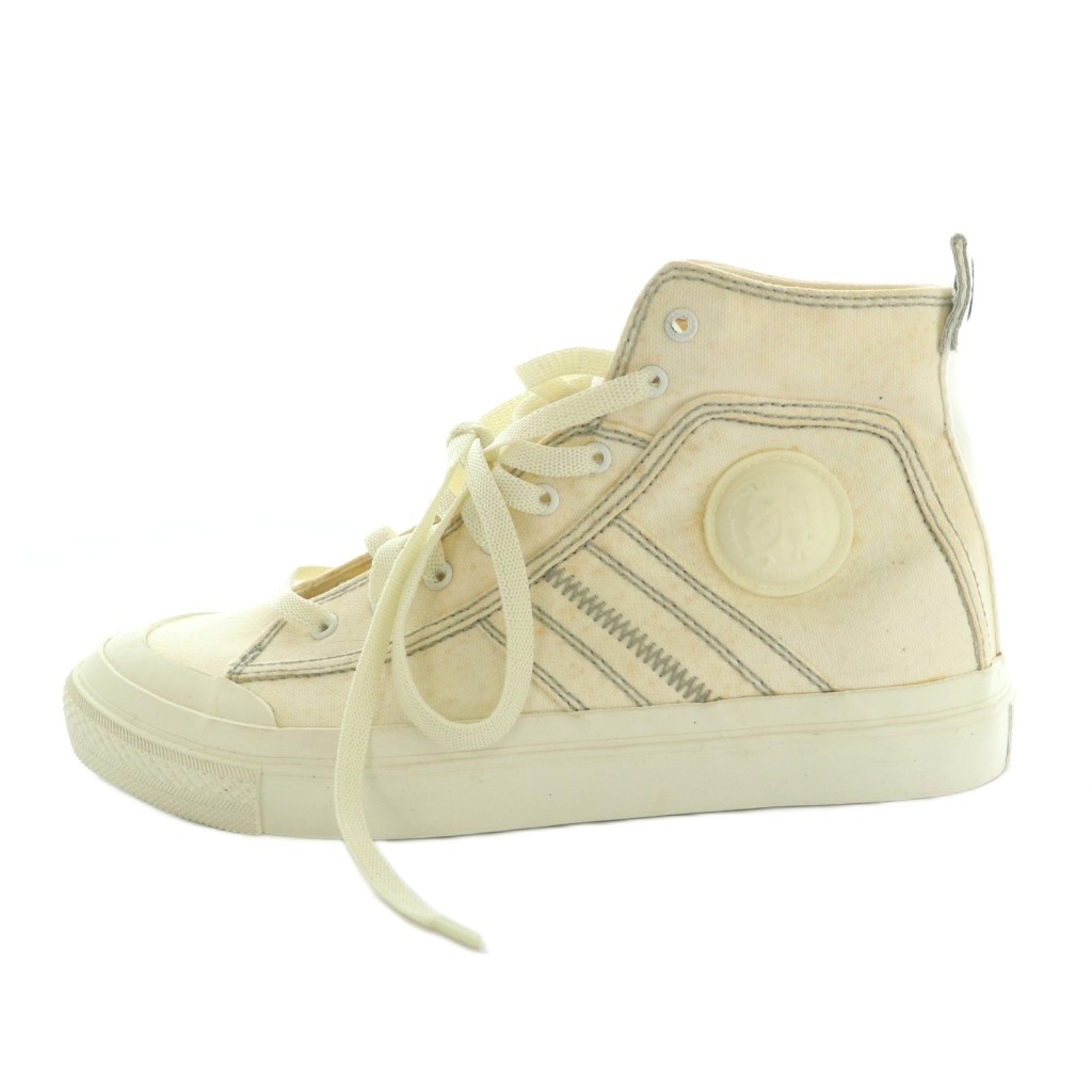 【中古】ディーゼル DIESEL S-ASTICO MID LACE ハイカットスニーカー シューズ US8.5 26.5cm 白 Y01874 PR012 /MI ■GY42 メンズ 【ベクトル 古着】 260323
