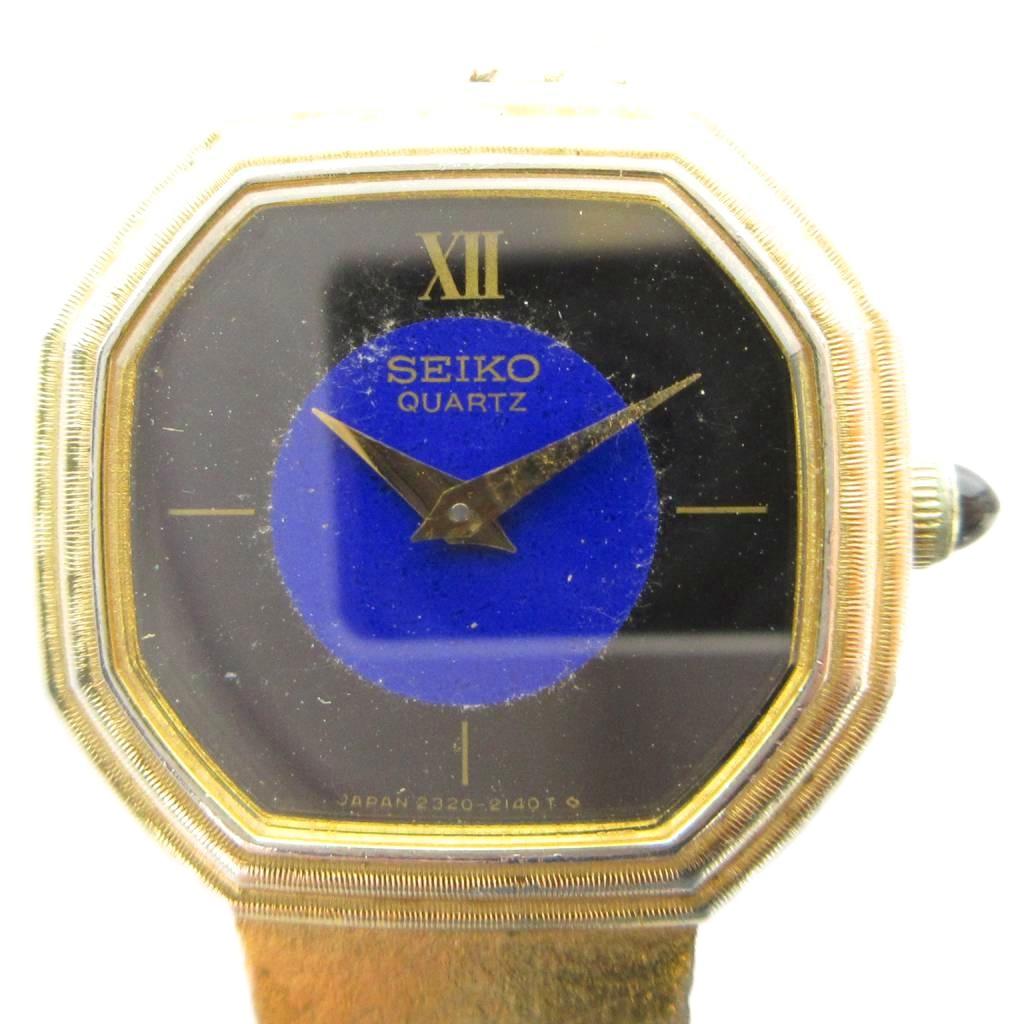 【中古】セイコー SEIKO 2320-6110 腕時計 ウォッチ クォーツ ロゴ ゴールド色 ■GY18 /MQ レディース 【ベクトル 古着】 260424