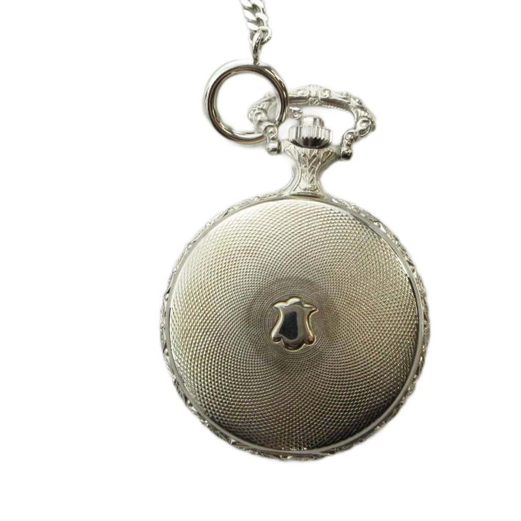 【中古】ロベンタ へネックス ROVENTA HENEX Louis XIV ルイ15世 懐中時計 クォーツ ウォッチ デイト カレンダー付き 白文字盤 シルバー色 ■GY18 /MQ その他 【ベクトル 古着】 260430 2
