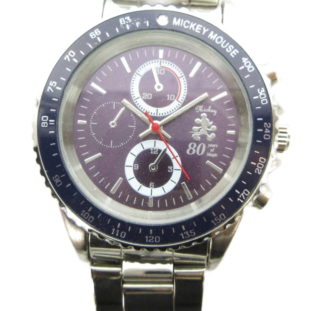 ORIS - 【中古】ディズニー Disney ミッキーマウス 80years of magic 腕時計 クォーツ ウォッチ クロノグラフ シルバー色 ■GY18 /MQ メンズ 【ベクトル 古着】 260429