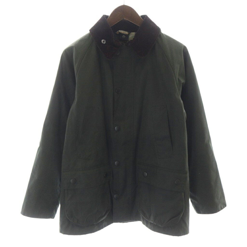 【中古】バブアー Barbour BEDALE SL ビデイル スリムフィット オイルドジャケット 34 緑 グリーン 1502366 /MW ■GY12 メンズ 【ベクトル 古着】 260314