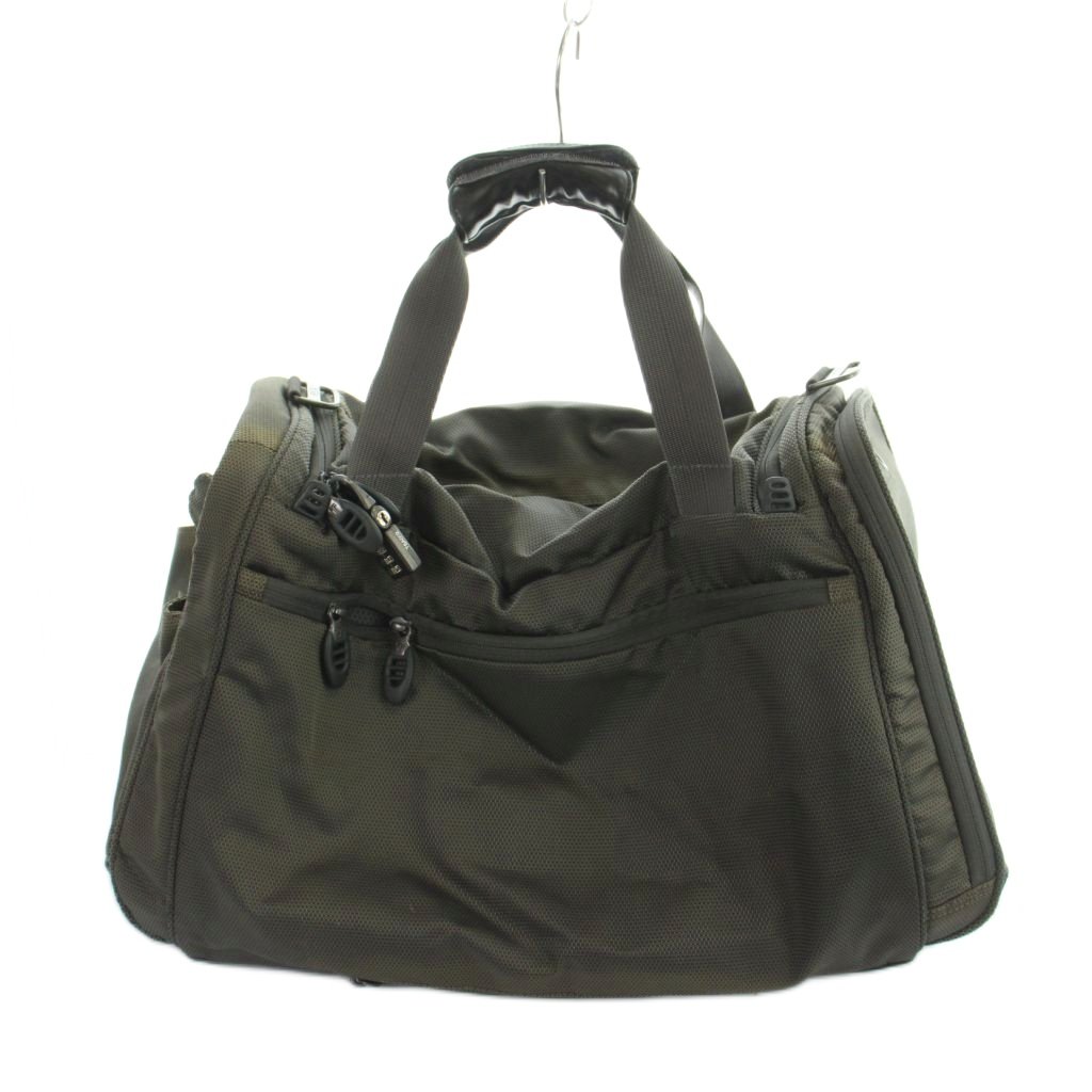 【中古】トゥミ TUMI 5525GRH ボストンバッグ 旅行カバン ナイロン ロゴ カーキ グ...