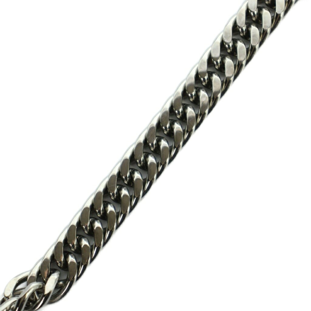 【中古】ノーブランド品 ネックレス アクセサリー チタン製 ダブル喜平 2面 シルバー色 ■GY17 /MQ メンズ 【ベクトル 古着】 260326 3